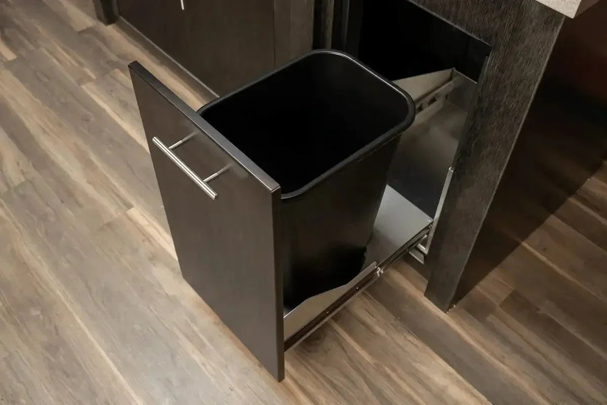 Stoll 71″ Brushed Black Outdoor Kitchen Island with Granite & Napoleon Stainless BBQ Grill Outdoor Kitchen