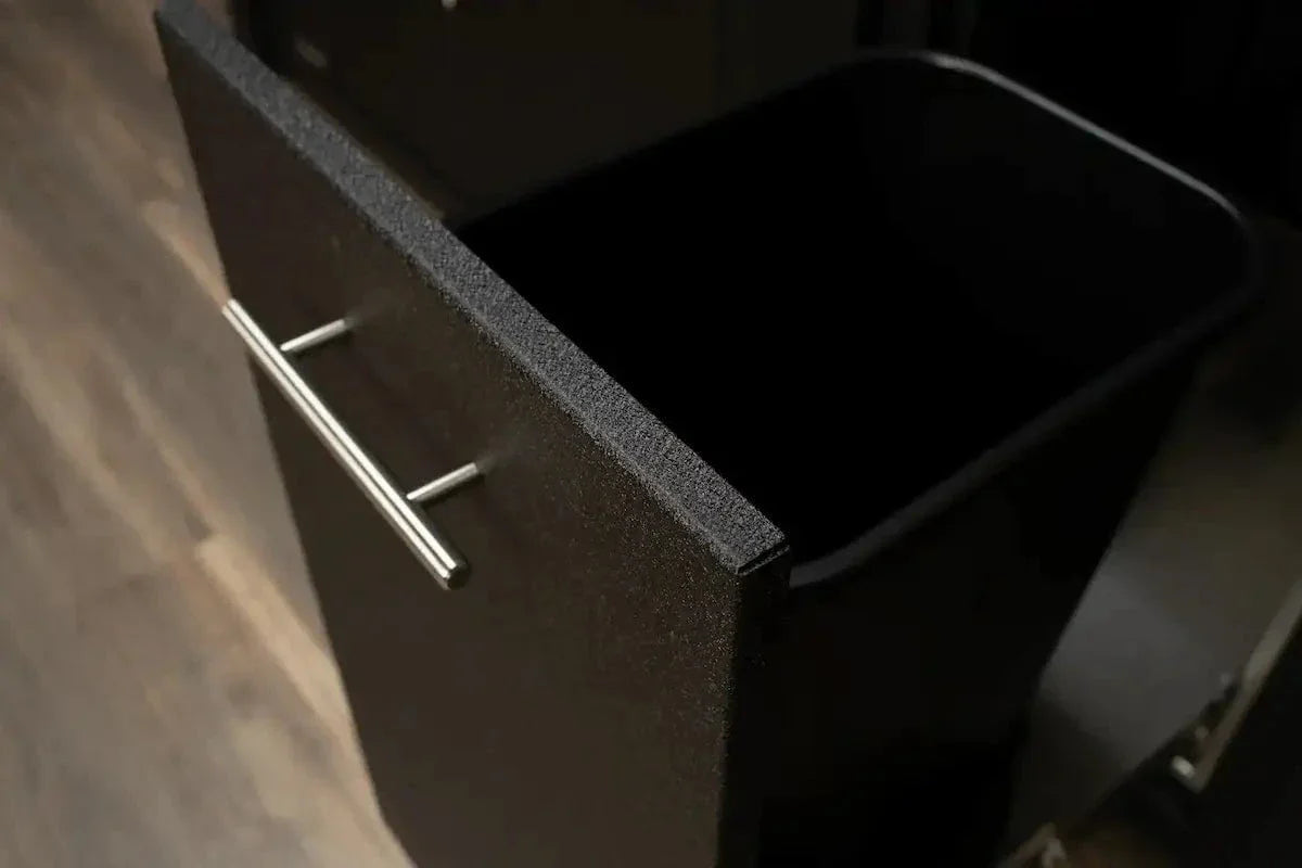 Stoll 71″ Graphite Kitchen Island with Concrete Top & Napoleon Stainless BBQ Grill Outdoor Kitchen