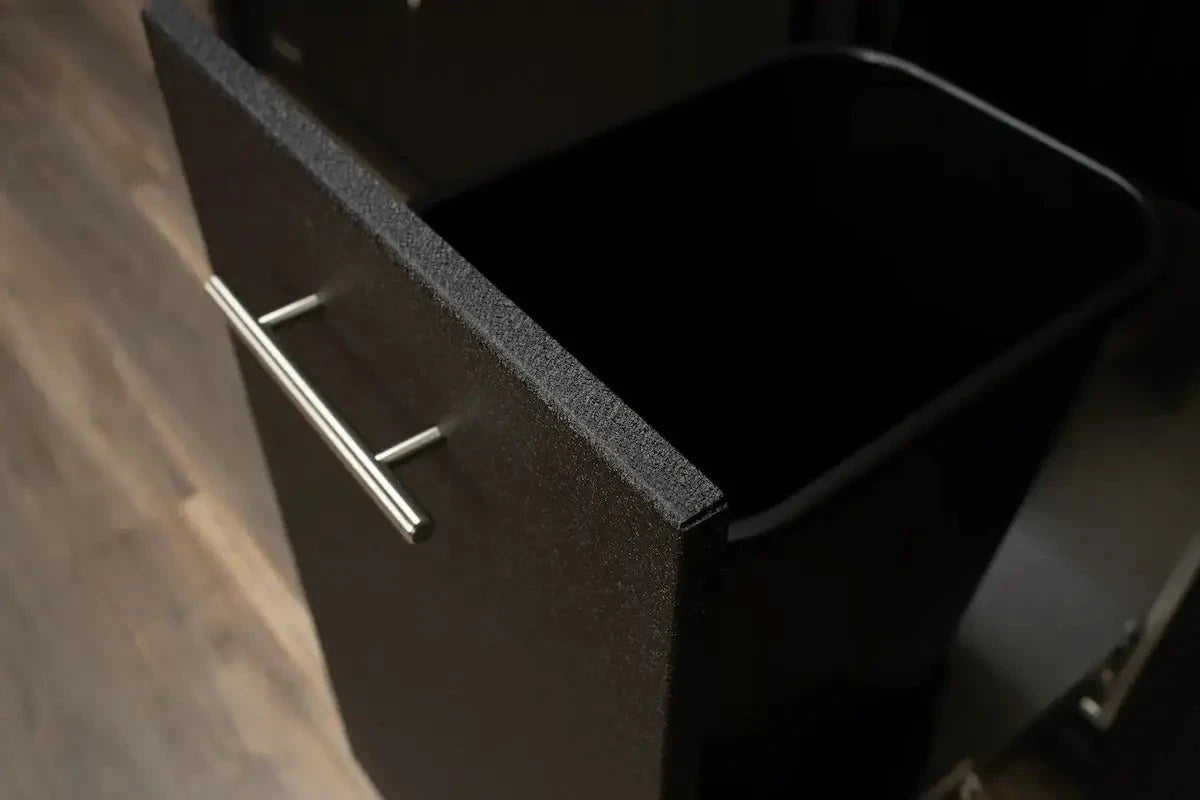 Stoll 71” Pre-Assembled Outdoor Kitchen Island + Napoleon BI32 Prestige Grill Head, Graphite with Concrete Style Top Outdoor Kitchen 12044869