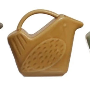 Stoneware Bird Shaped Creamer Yellow 12044621