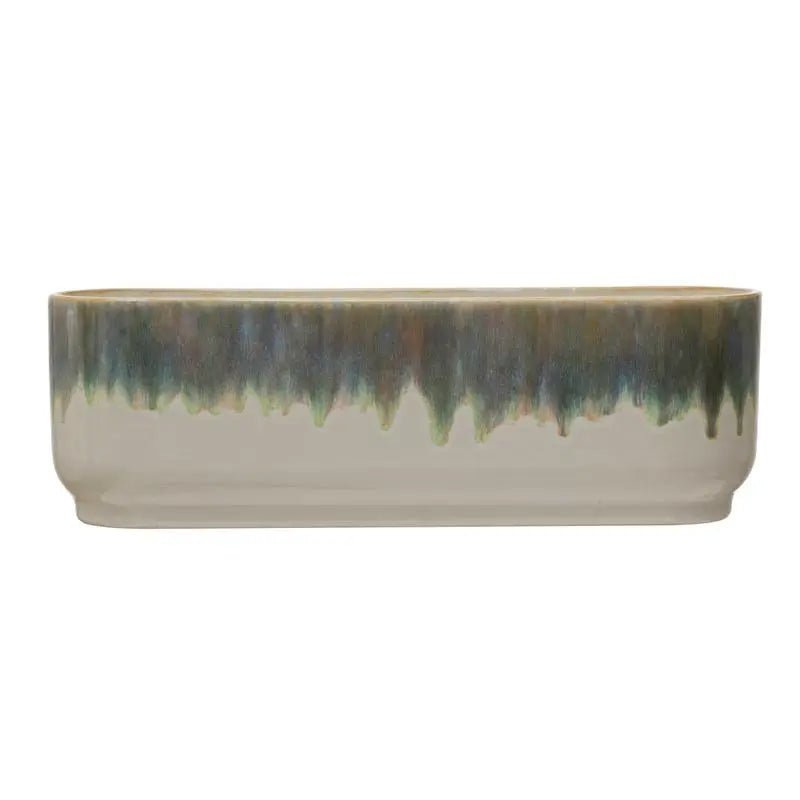 Stoneware Window Planter with 3 Sections Pots & Planters 12037786