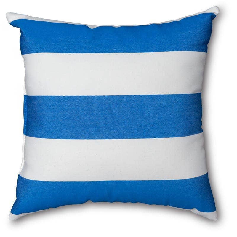 Striped Throw Pillows Throw Pillows Bistro Boathouse 15in 12029589