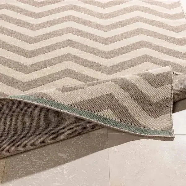 Surya 5x7 Chevron Caramel & Cream Outdoor Rug Rugs 12028224