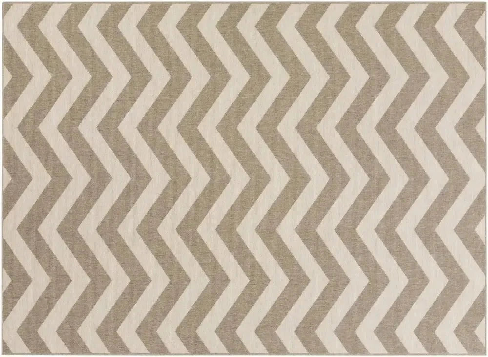 Surya 5x7 Chevron Caramel & Cream Outdoor Rug Rugs 12028224