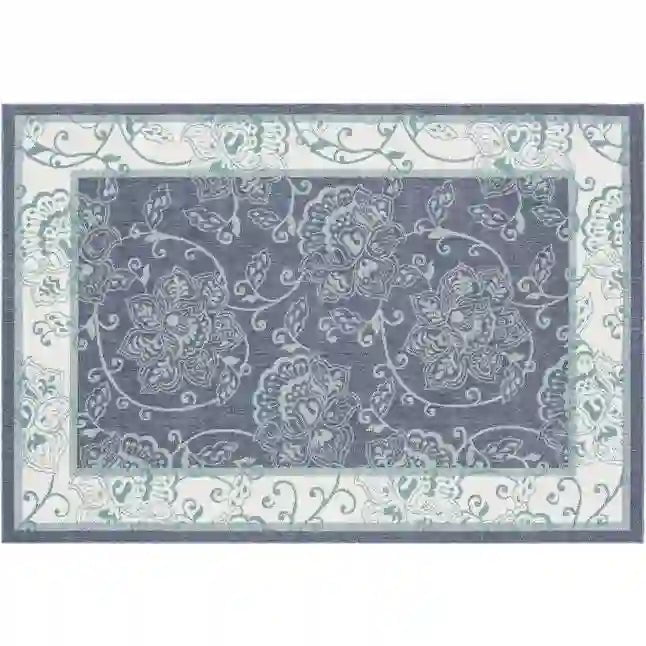 Surya 8x10 Alfresco Blue & White Outdoor Rug 12029858