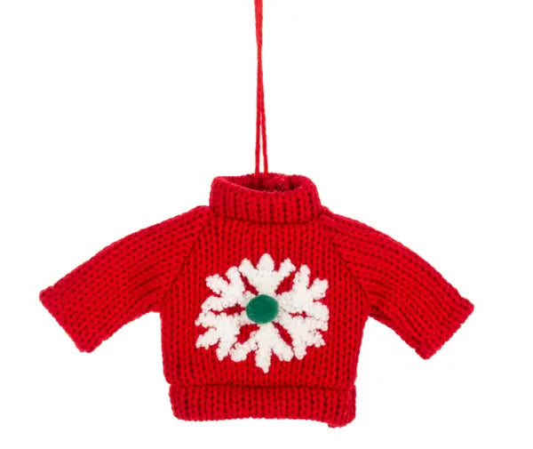 Sweater Ornaments Holiday Ornaments Snowflake 12045037