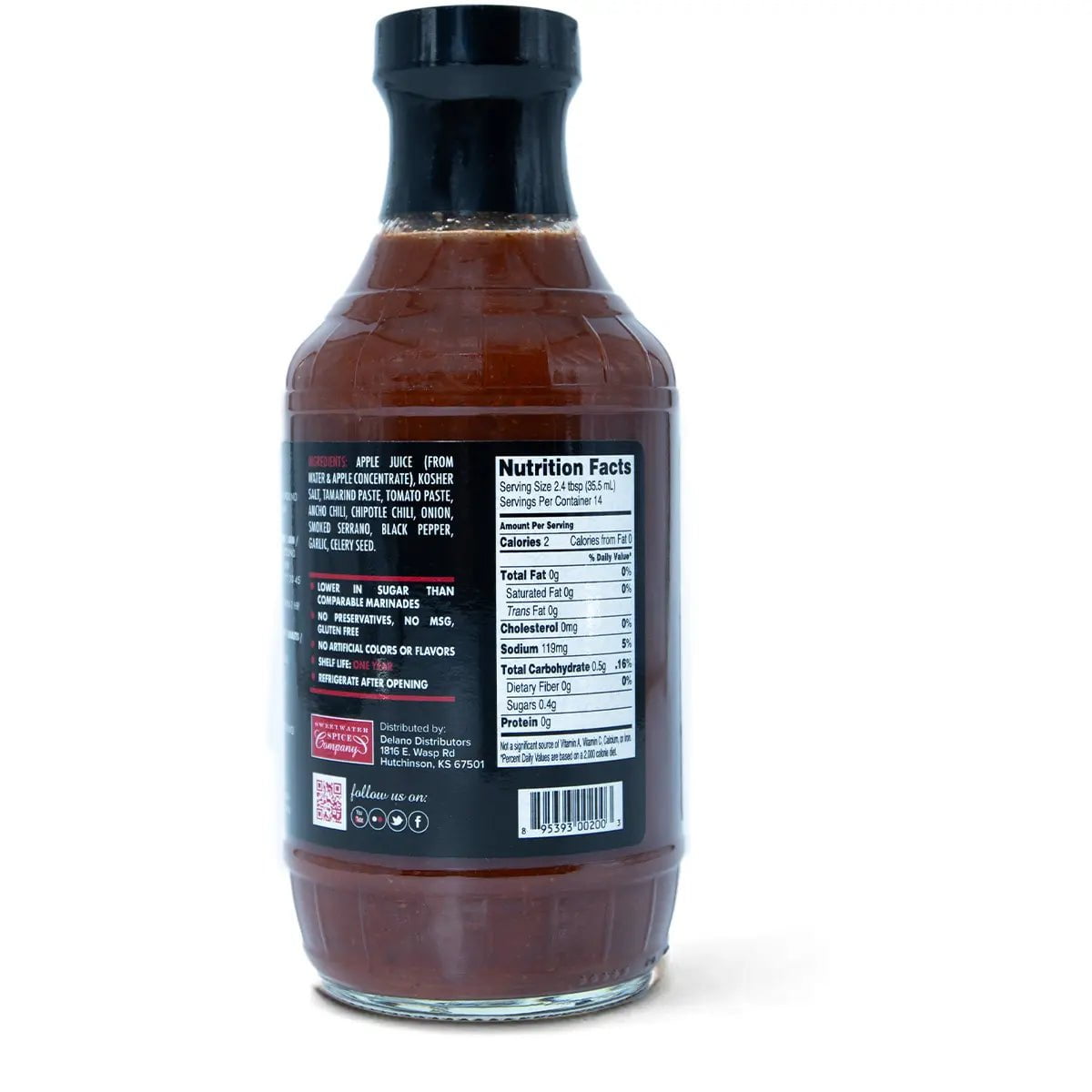Sweetwater Spice Apple Chipotle BBQ Bath Brine Concentrate Marinades & Grilling Sauces 12020899