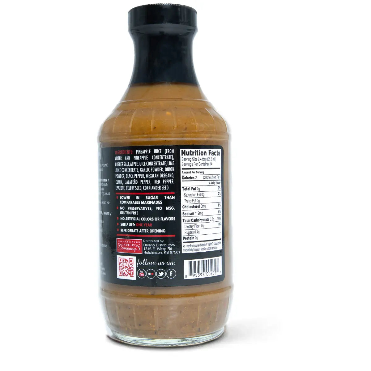 Sweetwater Spice Lime Jalapeno Fajita Bath Brine Concentrate Marinades & Grilling Sauces 12020910