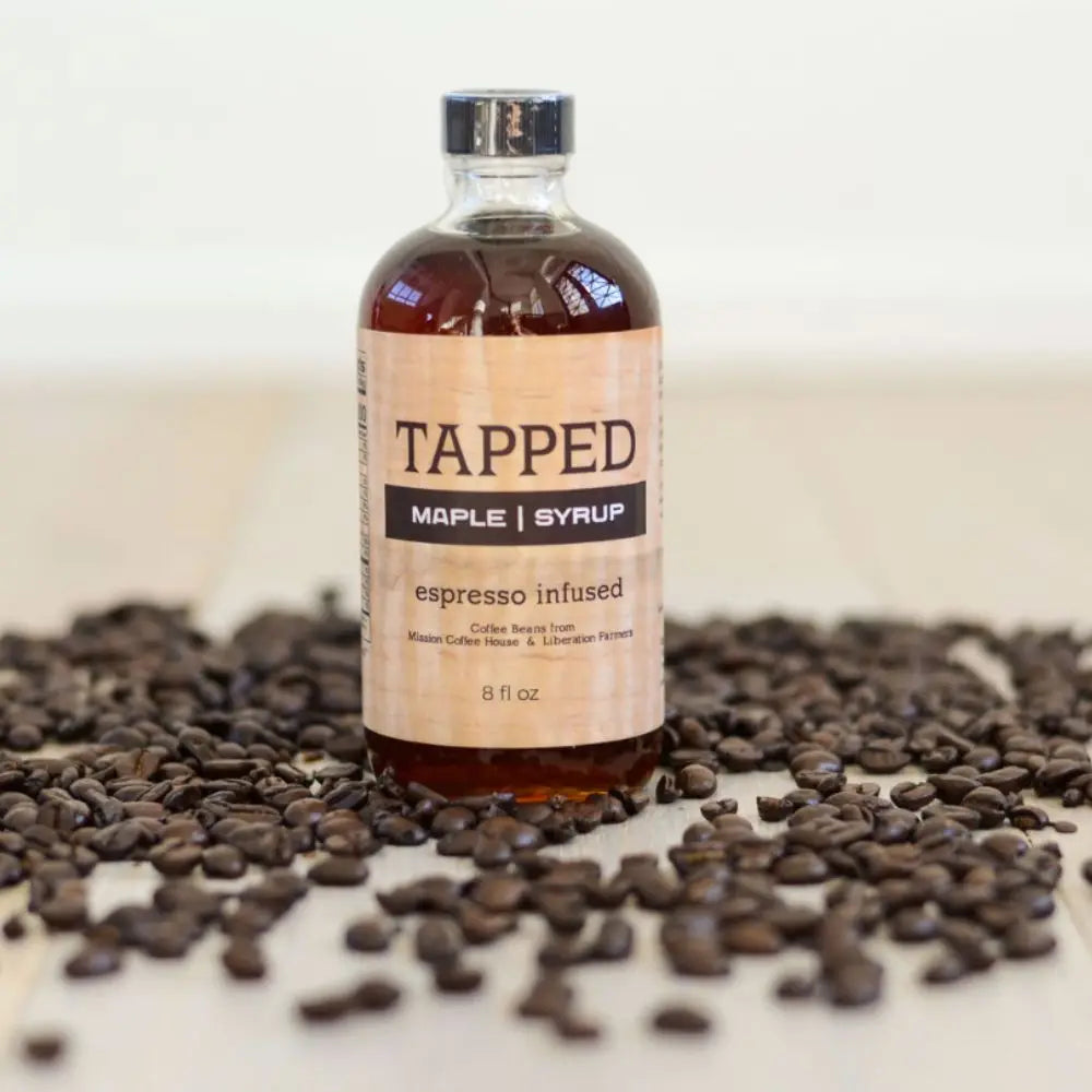 Tapped Espresso Infused Maple Syrup, 8oz Syrup 12041953