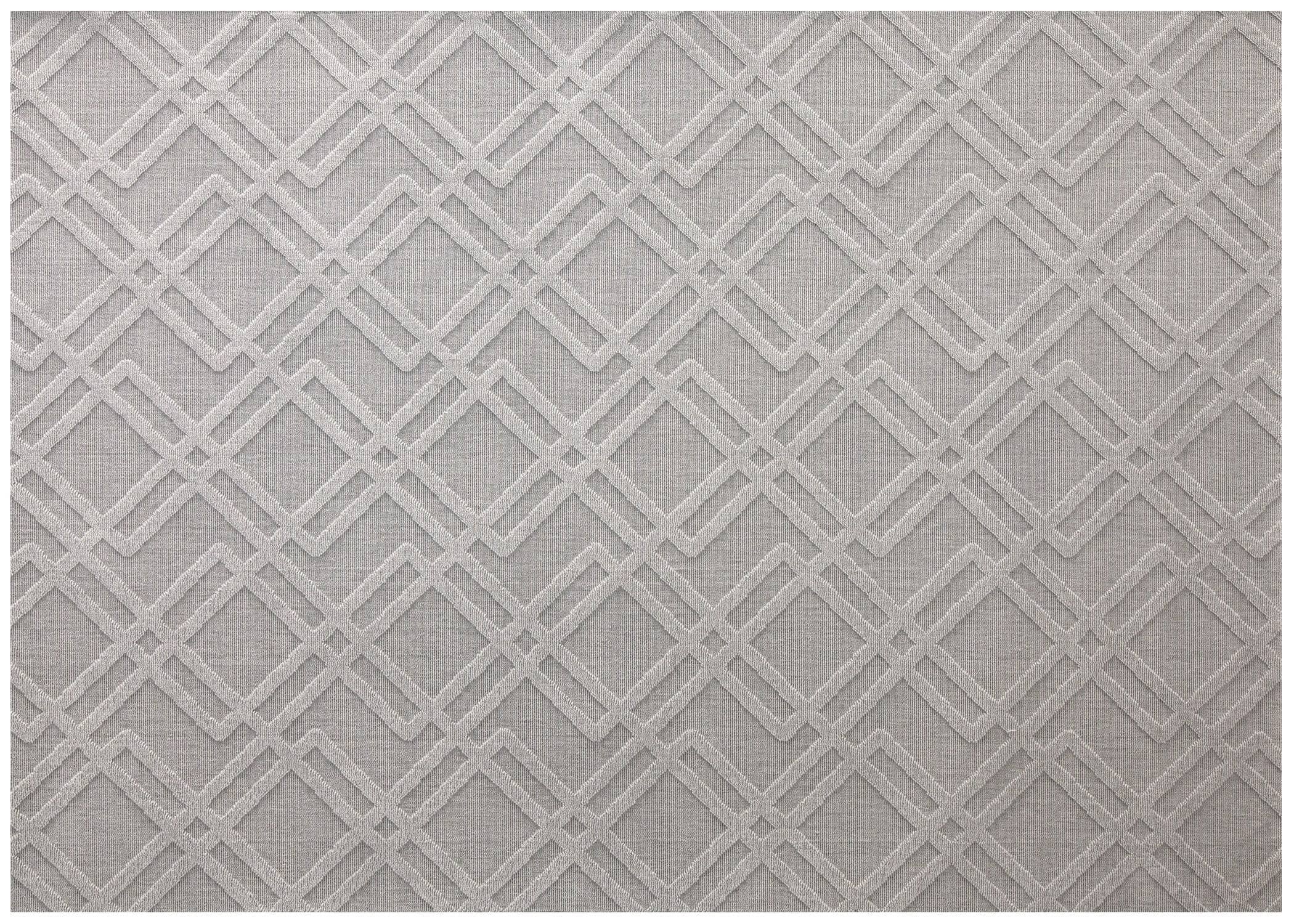 Treasure Garden 5x7 Manhattan Plush Gray Outdoor Rug