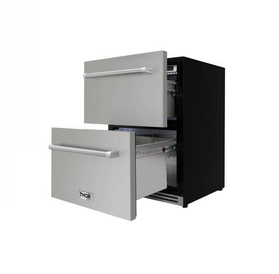 Thor 24inch Undercounter Double Drawer Refrigerator