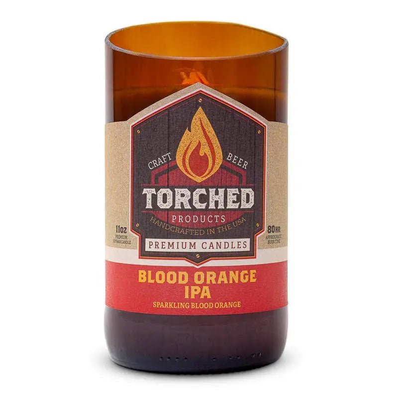Torched Beer Bomber Candles Candles Blood Orange IPA 12030115