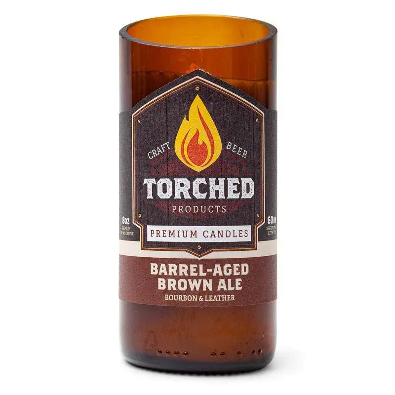 Torched Beer Bottle Candles Candles Barrel-Aged Brown Ale 12030882