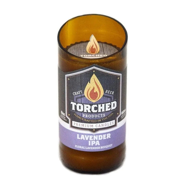 Torched Products Lavender IPA Beer Bottle Candle