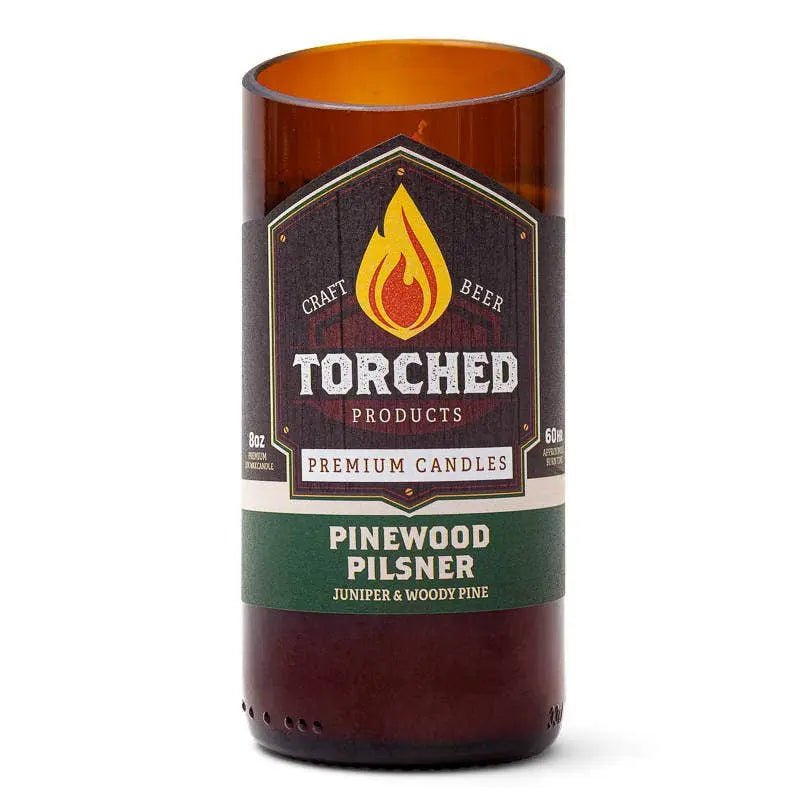 Torched Beer Bottle Candles Candles Pinewood Pilsner 12030878