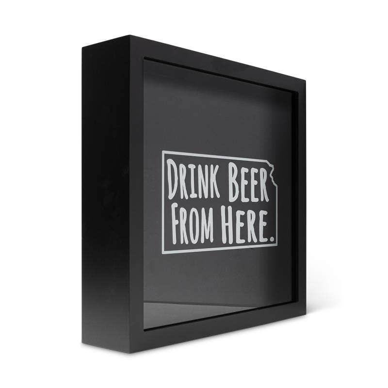 Torched Drink Beer From Here Shadow Box Decor 12030899