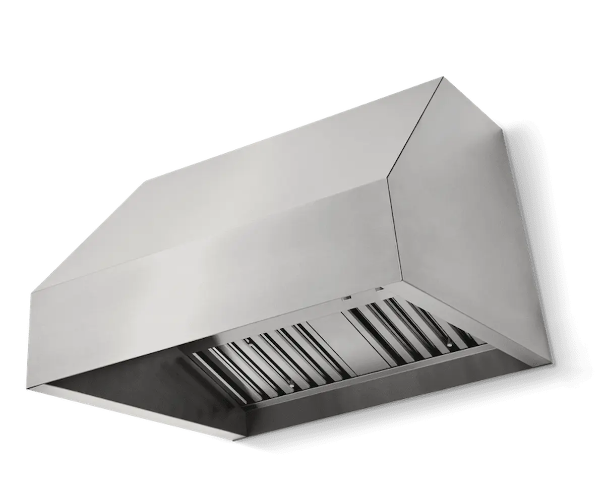 Tradewind S7200 Series Smooth Faced Wall-Mount Outdoor Hood with Internal Blower Vents & Flues 36 12048455