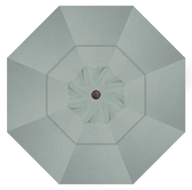 Treasure Garden 11' Octagon AKZP Cantilever Umbrella with Black Frame Outdoor Umbrellas & Sunshades