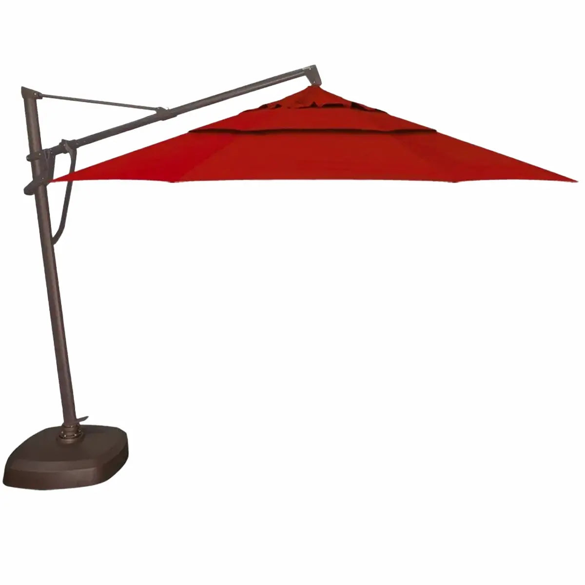 Treasure Garden 11' Octagon AKZP Cantilever Umbrella with Bronze Frame Outdoor Umbrellas & Sunshades