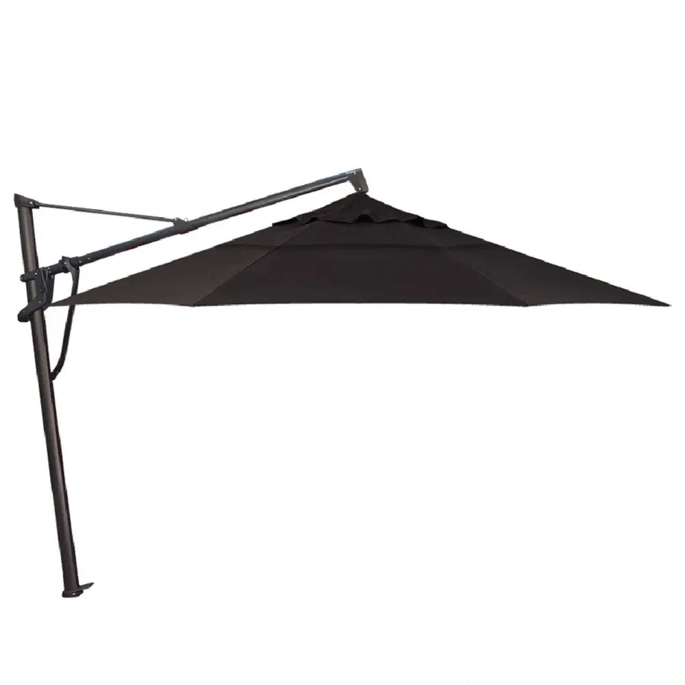 Treasure Garden 13' Octagon AKZP Cantilever Umbrella with Black Frame Outdoor Umbrellas & Sunshades Black, Grade C 12033333