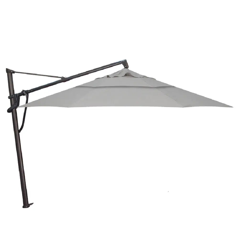 Treasure Garden 13' Octagon AKZP Cantilever Umbrella with Black Frame Outdoor Umbrellas & Sunshades Cast Silver, Grade A 12037941