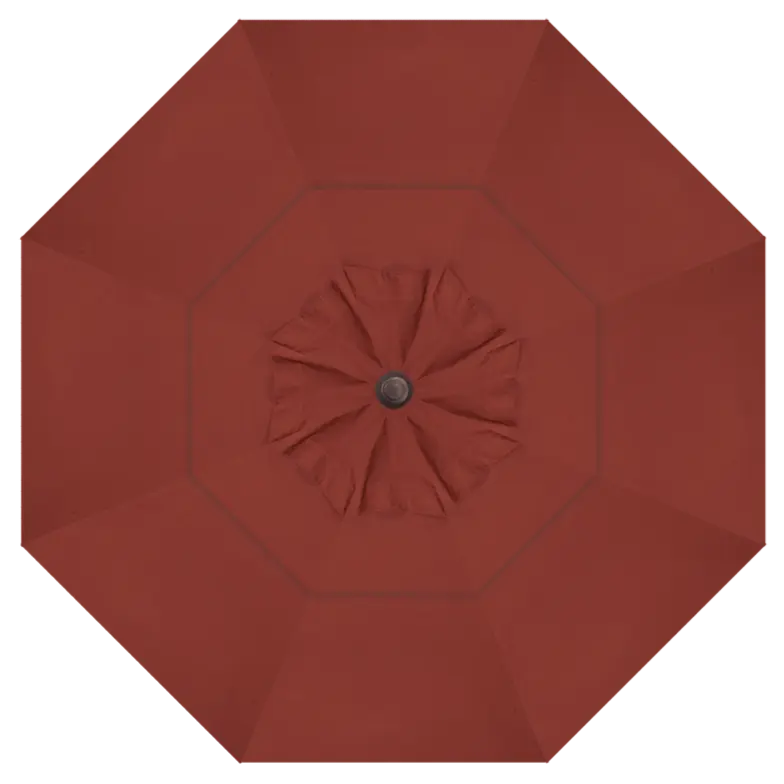 Treasure Garden 13' Octagon AKZP Cantilever Umbrella with Black Frame Outdoor Umbrellas & Sunshades