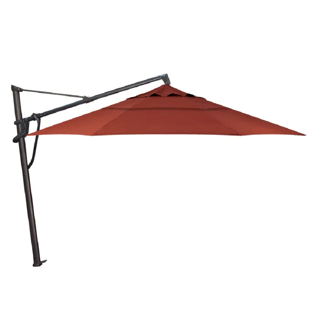 Treasure Garden 13' Octagon AKZP Cantilever Umbrella with Bronze Frame Outdoor Umbrellas & Sunshades Auburn, Grade C 12025968