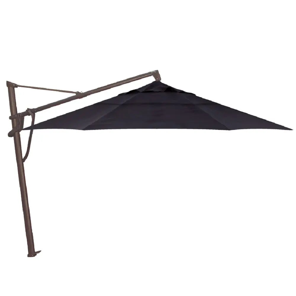 Treasure Garden 13' Octagon AKZP Cantilever Umbrella with Bronze Frame Outdoor Umbrellas & Sunshades Navy, Grade A 12037939