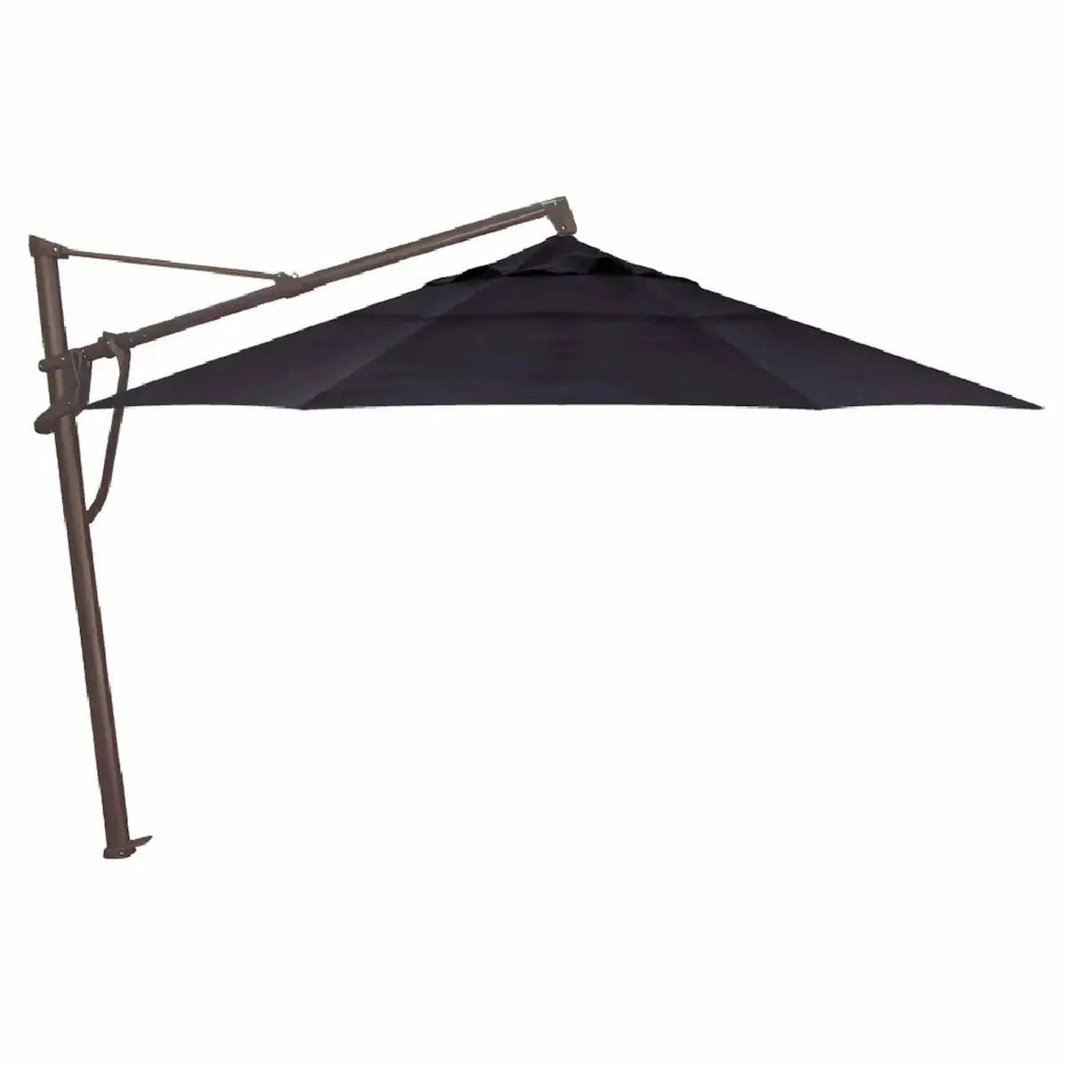 Treasure Garden 13' Octagon AKZP Cantilever Umbrella with Bronze Frame Outdoor Umbrellas & Sunshades Navy, Grade C 12037938