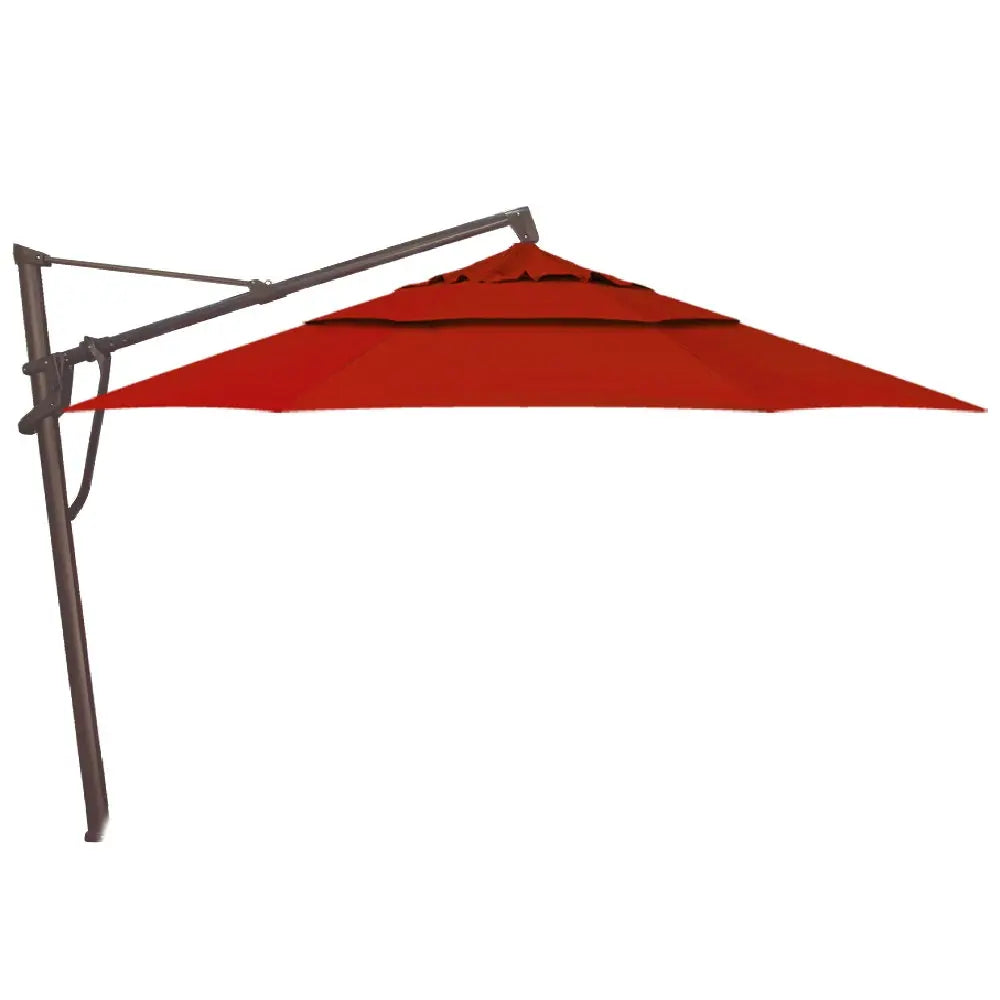Treasure Garden 13' Octagon AKZP Cantilever Umbrella with Bronze Frame Outdoor Umbrellas & Sunshades