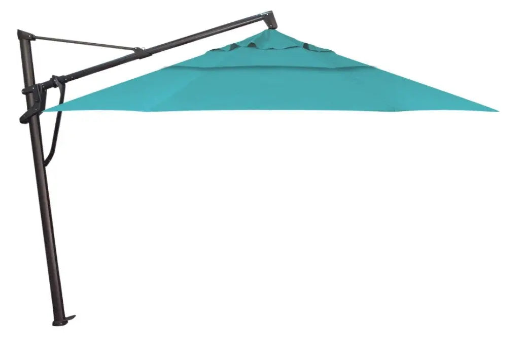 Treasure Garden 13' Octagon Starlux AKZP Cantilever Umbrella with Black Frame