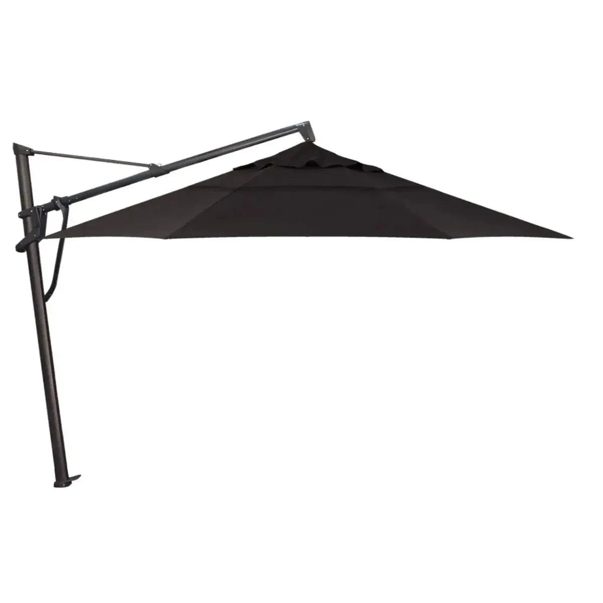 Treasure Garden 13' Octagon Starlux AKZP Cantilever Umbrella with Black Frame Outdoor Umbrellas & Sunshades Black, Grade C 12034330