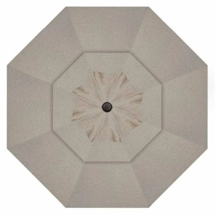 Treasure Garden 13' Octagon Starlux AKZP Cantilever Umbrella with Bronze Frame Outdoor Umbrellas & Sunshades Cast Ash, Grade A 12039187