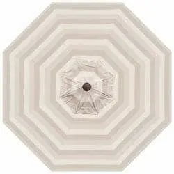 Treasure Garden 13' Octagon Starlux AKZP Cantilever Umbrella with Bronze Frame Outdoor Umbrellas & Sunshades Direction Linen Stripe, Grade A 12044261