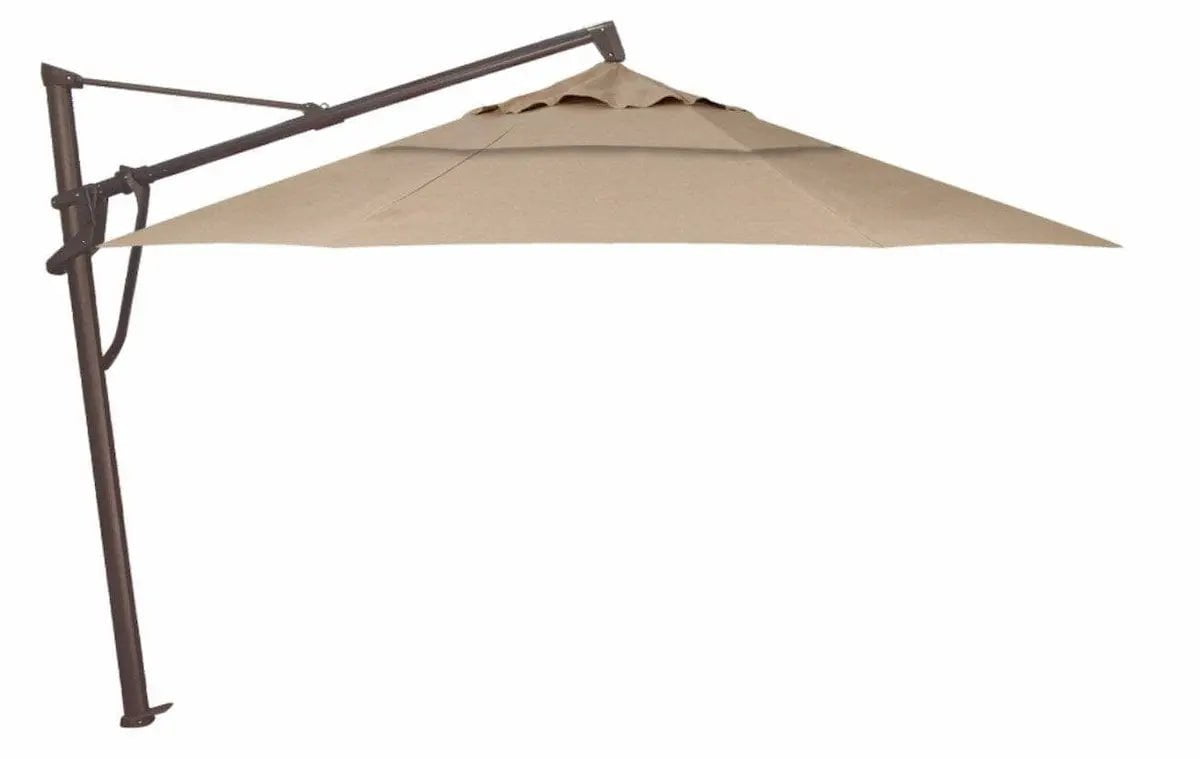 13' Octagon Starlux AKZP Cantilever Patio Umbrella, Bronze Frame