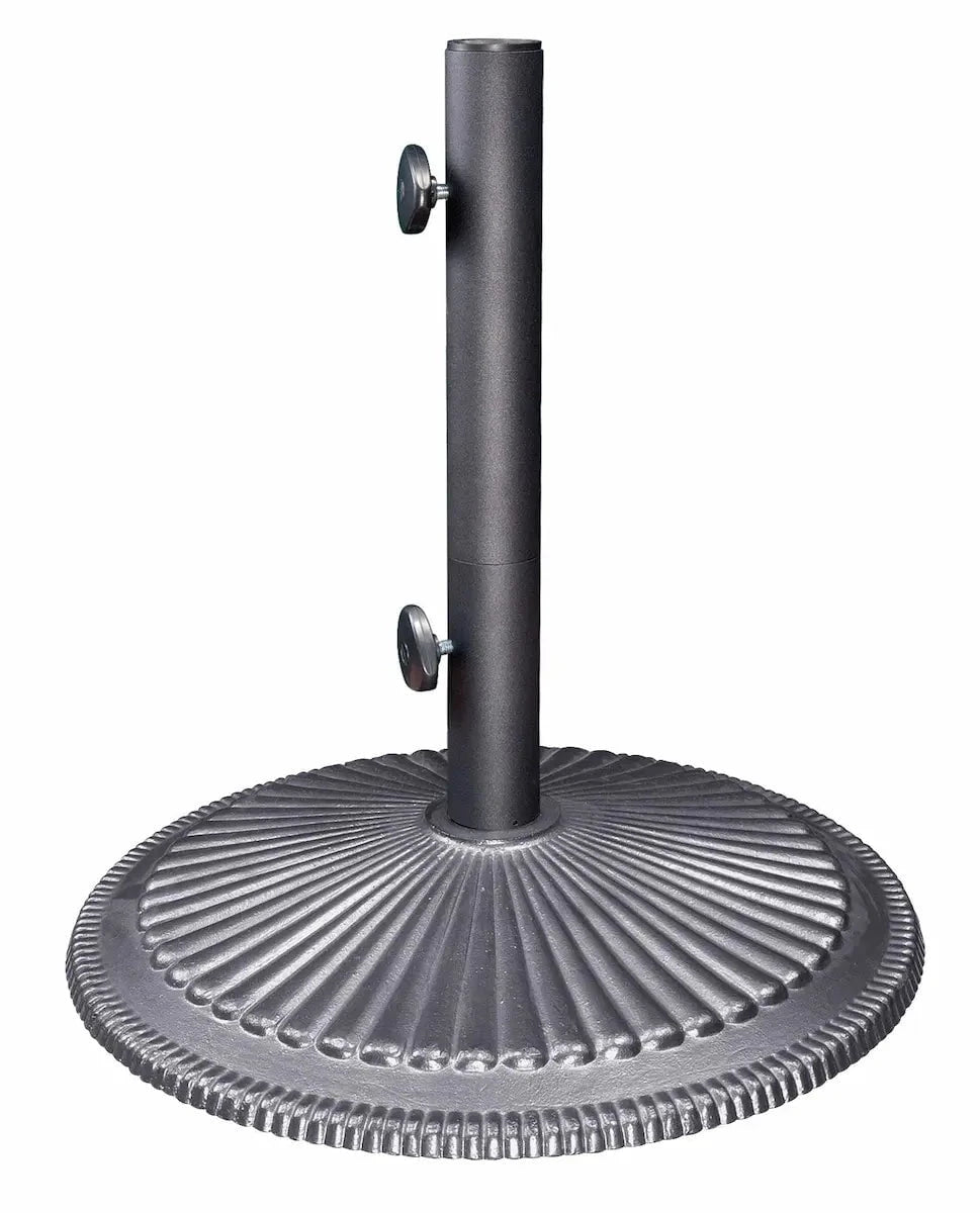 Treasure Garden 50lb Classic Umbrella Base with Anthracite Finish Outdoor Umbrella Bases 12026530