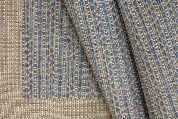 Treasure Garden 5x7 North Shore Sky Blue Outdoor Rug Rugs 12029464