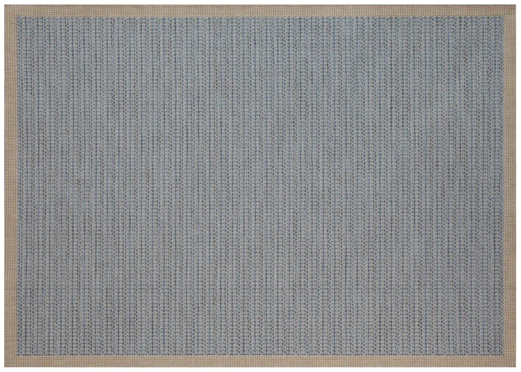 Treasure Garden 5x7 North Shore Sky Blue Outdoor Rug Rugs 12029464