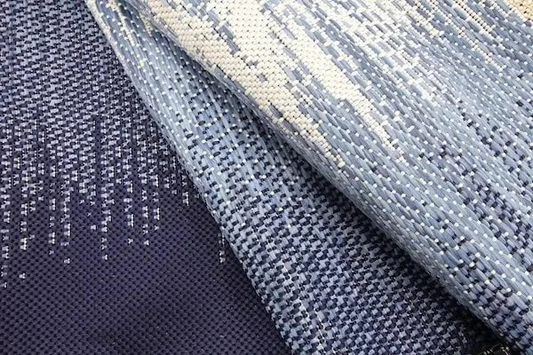 Treasure Garden 5x7 Reflections Ocean Blue Outdoor Rug Rugs 12034336