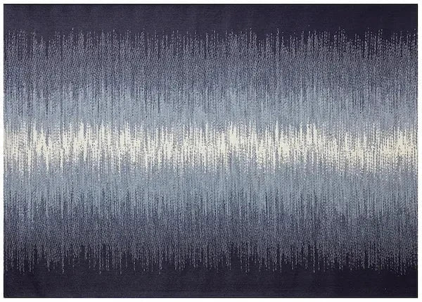 Treasure Garden 5x7 Reflections Ocean Blue Outdoor Rug Rugs 12034336