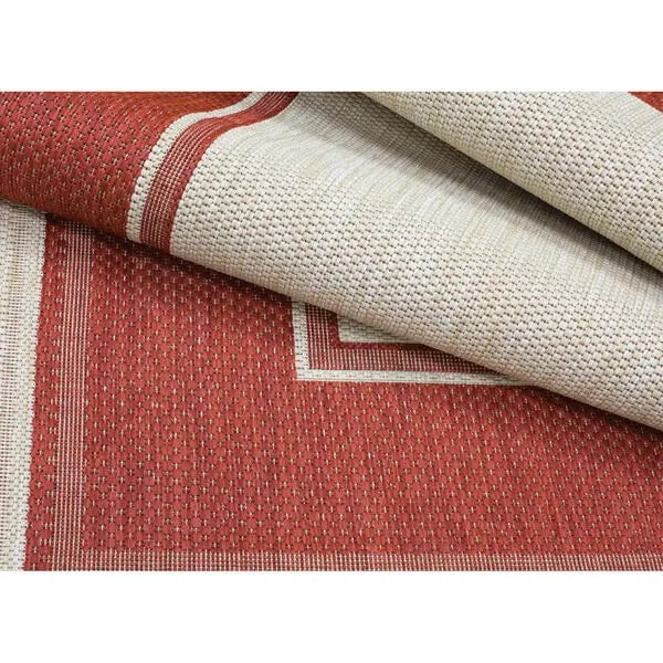 Treasure Garden 8x10 Lodge Redwood Outdoor Rug Rugs 12025929