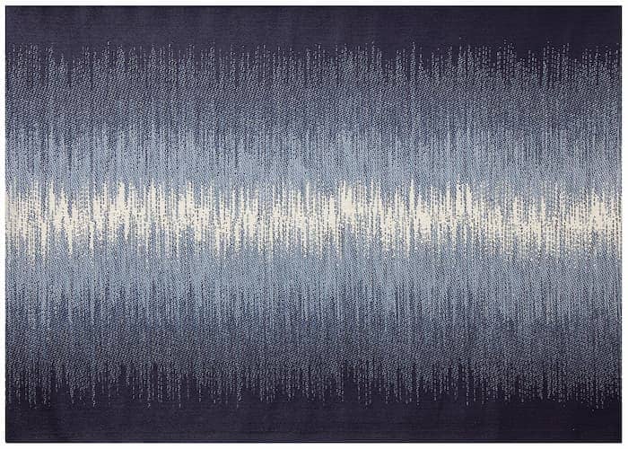 Treasure Garden 8x10 Reflections Ocean Blue Outdoor Rug Rugs 12034335