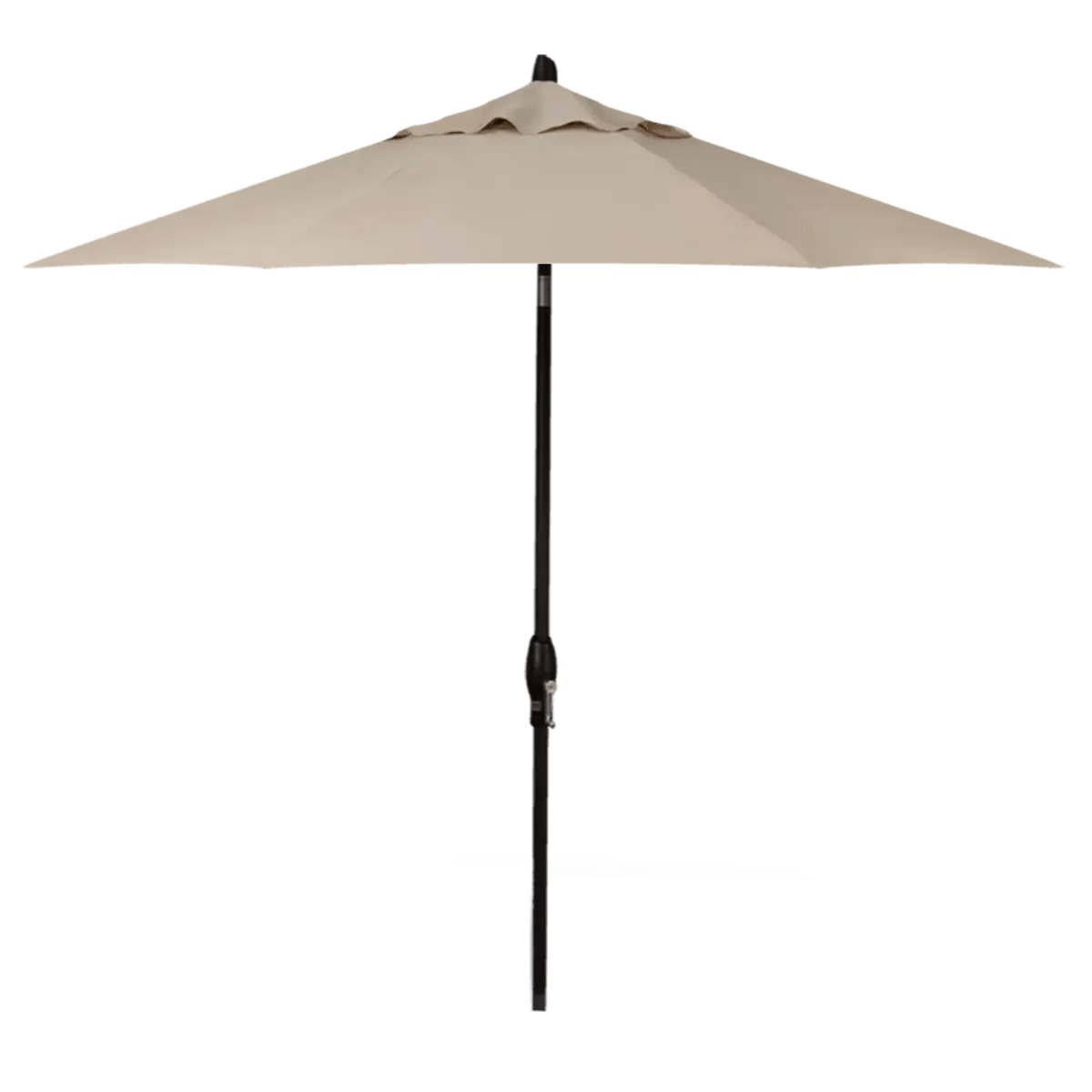 Treasure Garden 9' Octagon Auto Tilt Umbrella with Black Frame Outdoor Umbrellas & Sunshades Aruba, Grade A 12029560