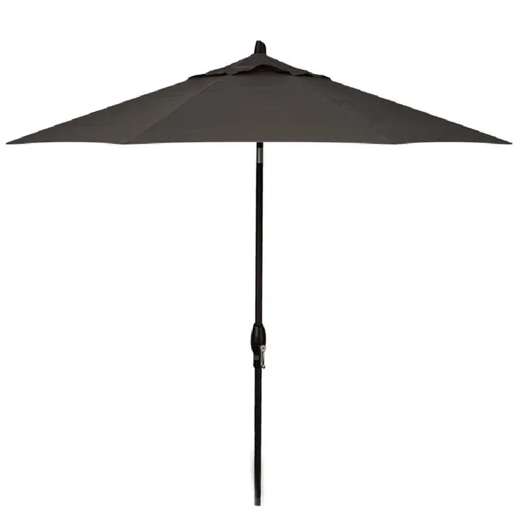 black tilt patio umbrella Treasure Garden 9' Octagon Auto Tilt Umbrella with Black Frame