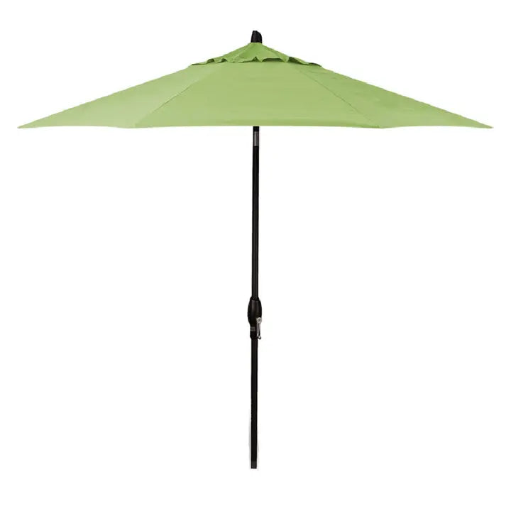 Treasure Garden 9' Octagon Auto Tilt Umbrella with Black Frame Outdoor Umbrellas & Sunshades Ginkgo, Grade A 12038322