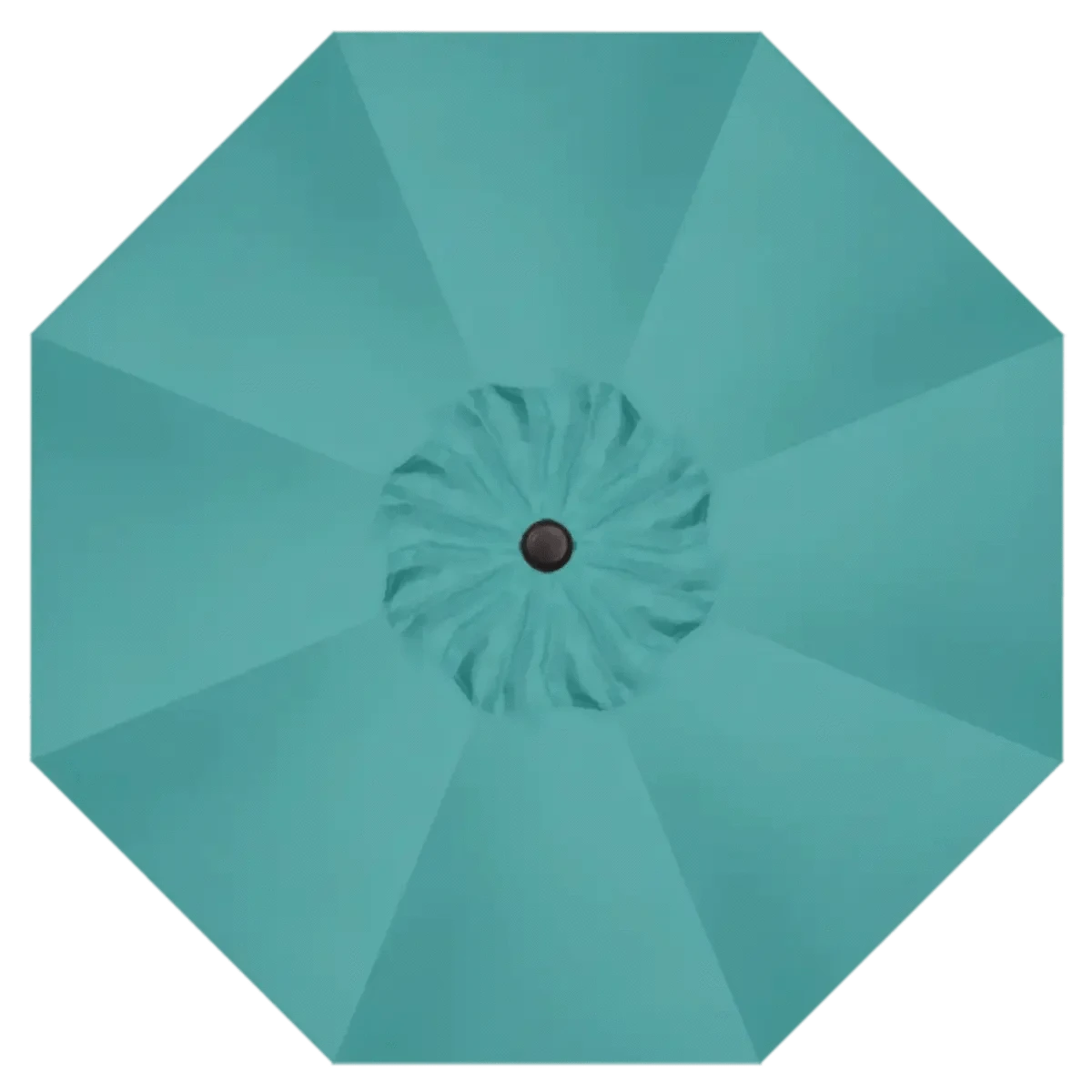 Treasure Garden 9' Octagon Auto Tilt Umbrella with Black Frame Outdoor Umbrellas & Sunshades