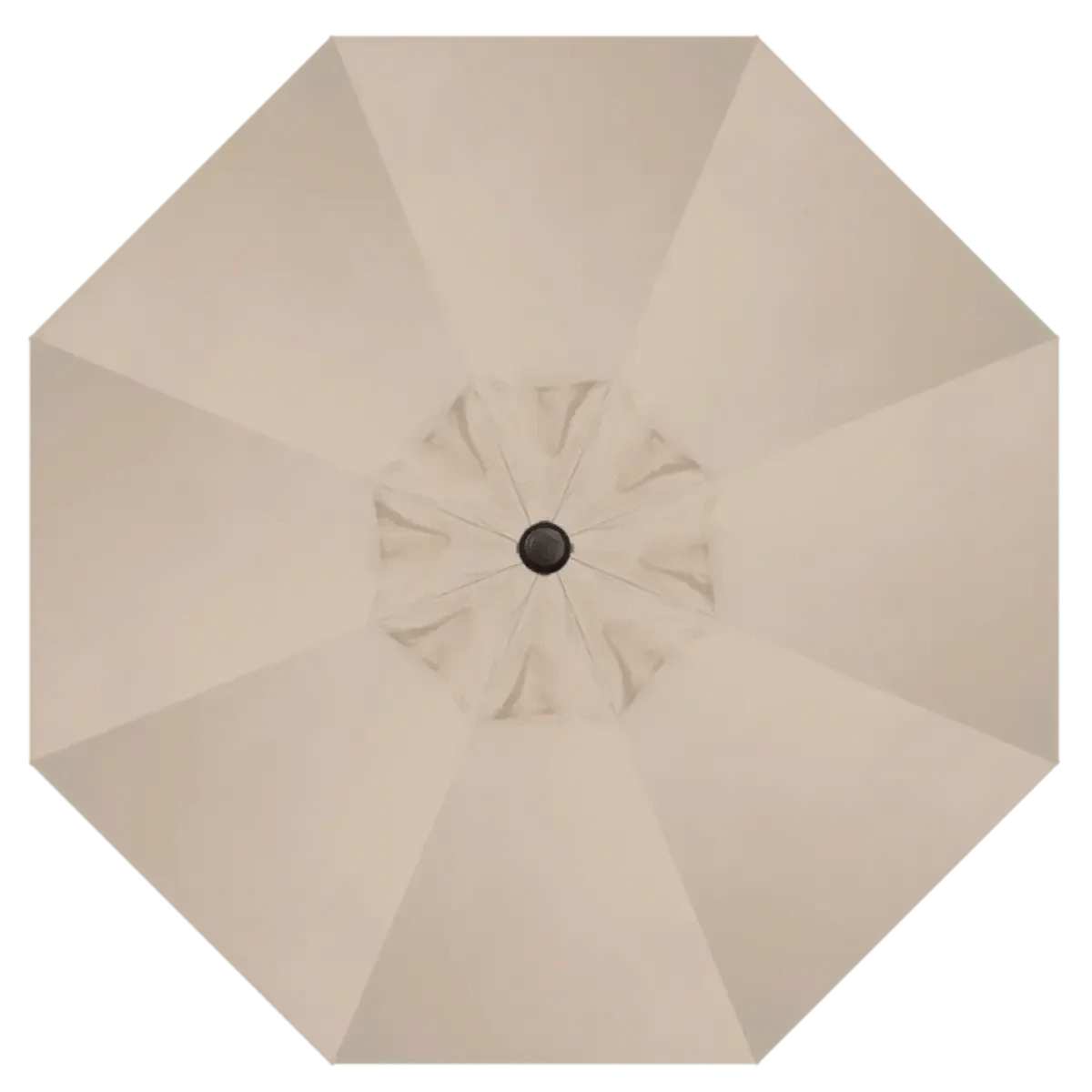 Treasure Garden 9' Octagon Auto Tilt Umbrella with Black Frame Outdoor Umbrellas & Sunshades