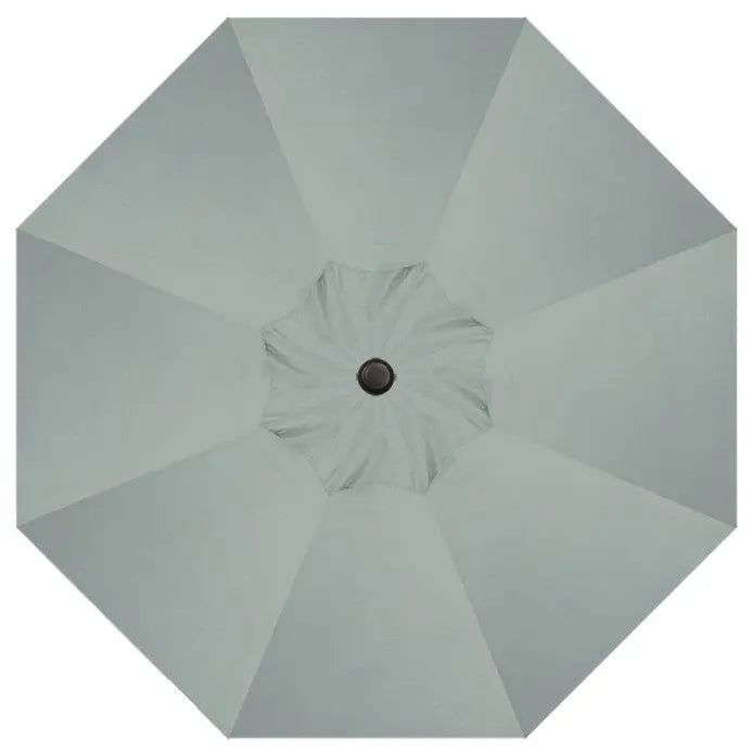 Treasure Garden 9' Octagon Auto Tilt Umbrella with Black Frame Outdoor Umbrellas & Sunshades