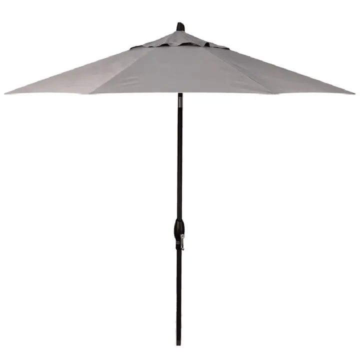 Treasure Garden 9' Octagon Auto Tilt Umbrella with Black Frame Outdoor Umbrellas & Sunshades