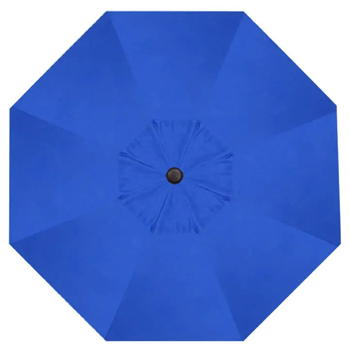 Treasure Garden 9' Octagon Auto Tilt Umbrella with Black Frame Outdoor Umbrellas & Sunshades
